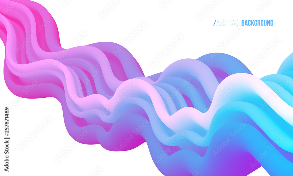 Wall mural dynamic motion abstract background.