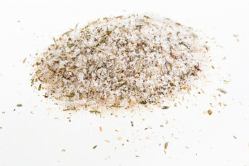 handful of seasoned salt with spices