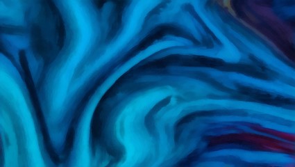 Obraz premium Watercolor marbled background in warm, very bright and juicy colors. Swirl elements design. Abstract acrylic pattern. Fun cartoon stylization. Magic style psychedelic backdrop. Chaotic waves and lines