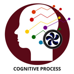 Cognitive Process Abstract Icon Surrealism  Vector
