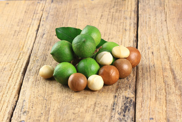 Macadania on old wooden floors