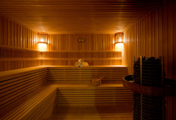 interno di una sauna