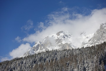 Bergblick in der Ramsau am Dachstein