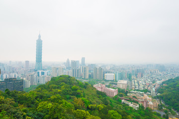 Taipei 101 buiding city landscape skyscraper
