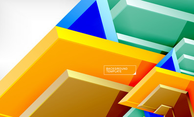 Techno arrow background, template design