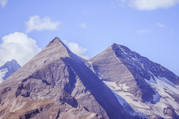 Fototapeta premium Mountain range of the Großglockner, Austria, National Park Hohe Tauern