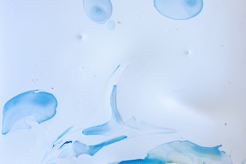 Close up of different color oil paint, Patterns or backgrounds of various colors, colors on the fabric.