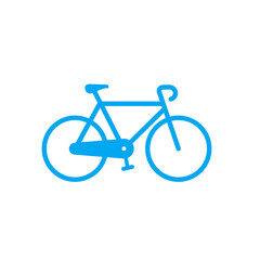 Obraz premium bicycle icon, bike cycling vector pictogram