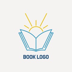 Simple Book Logo Icon