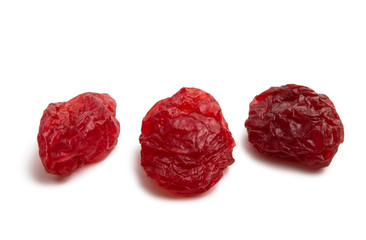 red raisins isolated