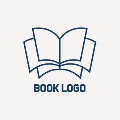 Simple Book Logo Icon