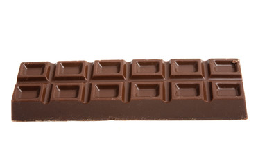 chocolate bar isolated