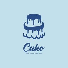 Wedding cake logo design