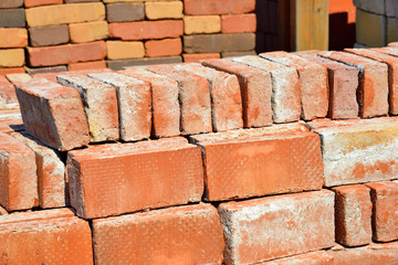 Fototapeta premium 積み上げられたレンガ