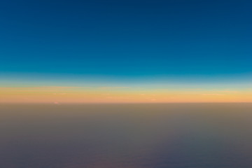 Obraz premium Background of blue sky with cloud view