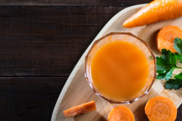 Image with carrot juice.