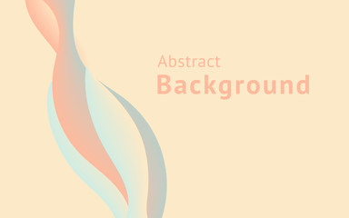 Wave abstract background vector