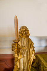 Jesus Christ's figurine in historical museum