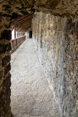 Corridor in fortress in Tallinn, Estonia