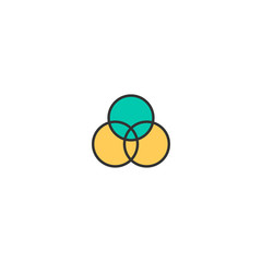 Rgb icon design. Marketing icon vector design