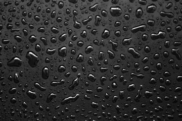 abstract water drops on a white background