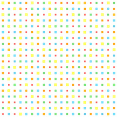 Rounded square pattern. Seamless vector