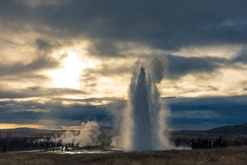 Geysir Strokkur, Island