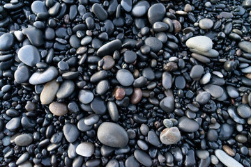 Fototapeta na wymiar Beach pebbles and sand 