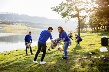 Cleaning the environment together