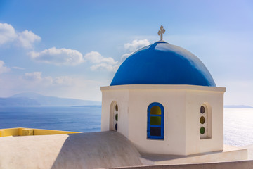 Fototapeta na wymiar Oia Santorini Greece