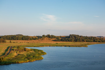 The landscape on island Ruegen, Germany