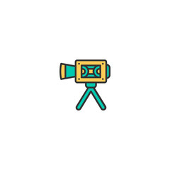 Video Camera icon design. Video icon vector design
