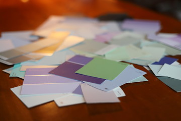 Toiling over small decisions - hundreds of paint chips - doubting one's self