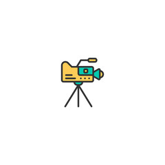 Video Camera icon design. Video icon vector design