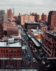 Obraz premium aerial view of manhattan