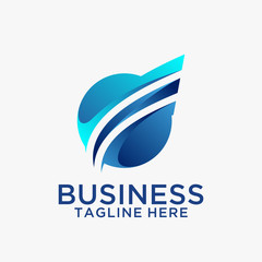 Global business logo design