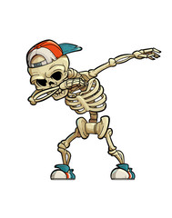 Dabbing Skeleton