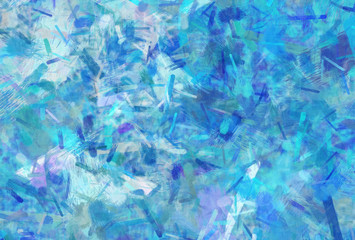 blue abstract paint background