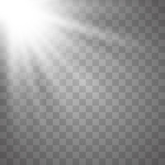 Sunlight lens flare