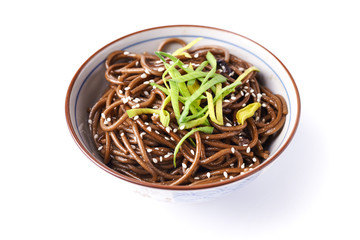 fried soba with green 