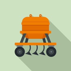 Agricultural equipment icon. Flat illustration of agricultural equipment vector icon for web design