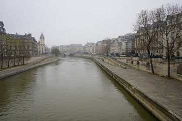 Naklejka na ściany i meble Seine Paris