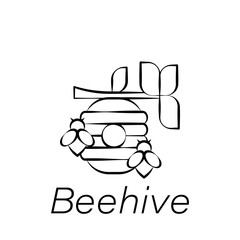 beehive hand draw icon. Element of farming illustration icons. Signs and symbols can be used for web, logo, mobile app, UI, UX