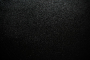 Genuine black fullgrain leather background