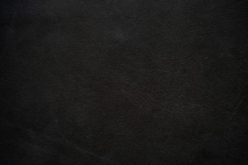 Genuine black fullgrain leather background