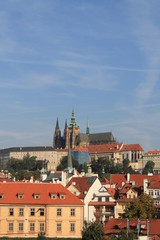 Panorama of the old town of Prague, Czech Republic