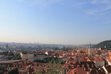 Fototapeta premium Panorama of the old town of Prague, Czech Republic