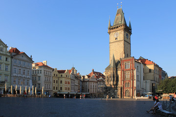 Old town square in Prague Czech Republic
