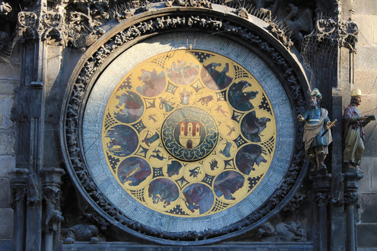 Clock Orloj in Prague Czech Republic