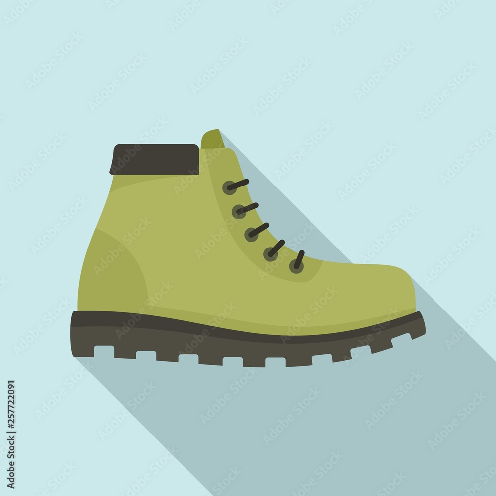 Aufkleber hunter boot icon. flat illustration of hunter boot vector icon for web design